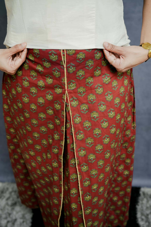 Printed Korean Style Cotton Skirt